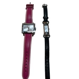 2 COACH Watch Women’s Pink Black